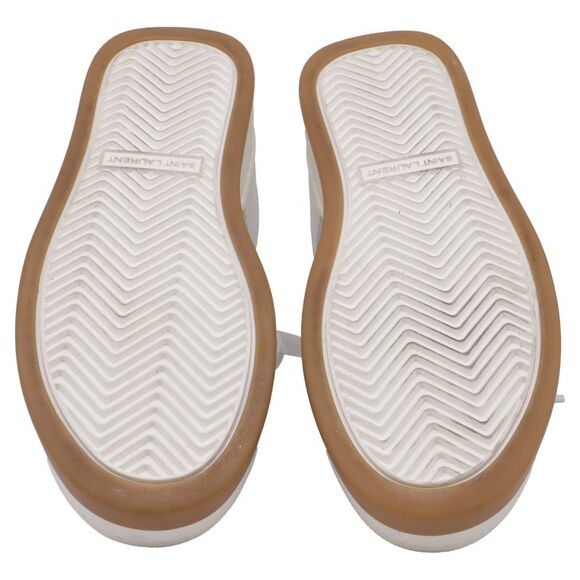 Saint Laurent SL/61 Low-Top Sneakers in White Leather - Picture 7 of 10